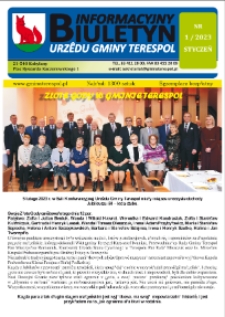 Biuletyn Informacyjny Urzędu Gminy w Terespolu R. 32 (2023) nr 1