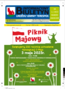 Biuletyn Informacyjny Urzędu Gminy w Terespolu R. 32 (2023) nr 2