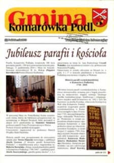 Gmina Komarówka Podlaska : Bezpłatny Biuletyn Informacyjny Nr 6 (październik 2010)
