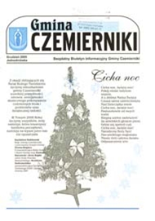 Gmina Czemierniki : Bezpłatny Biuletyn Informacyjny Gminy Czemierniki [Nr 4] (grudzień 2005)