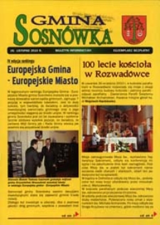 Gmina Sosnówka : biuletyn informacyjny Nr 8 (listopad 2010)