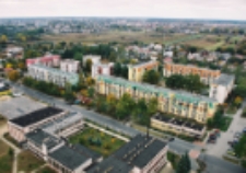 Biała Podlaska w 2004 r : widok z helikoptera na ul. Orzechową [fotografia]