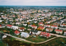 Biała Podlaska w 2004 r : widok z helikoptera na osiedle Akademicka [fotografia]