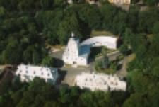 Biała Podlaska w 2004 r : widok z helikoptera na zespół parkowo-pałacowy [fotografia]