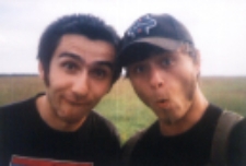 Koncert zespołu "Szrod" na lotnisku w Białej Podlaskiej, 29.06.2004 : członkowie zespołu