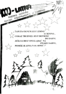 Tysiąclatka R. 1 (2001/2002) nr 4