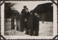 Fotografie z albumu rodziny Stanisławy Ladwiniec z Białej Podlaskiej : w sadzie przy ul. Nowej w Białej Podlaskiej
