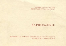 90-ta rocznica Ochotniczej Straży Pożarnej w Białej Podlaskiej : [zaproszenie]