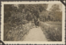 Fotografie z albumu rodziny Stanisławy Ladwiniec z Białej Podlaskiej : bialska młodziez na spacerze