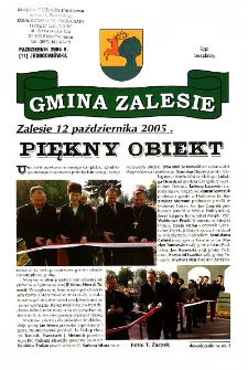 Gmina Zalesie : biuletyn informacyjny Nr 11 (październik 2005)
