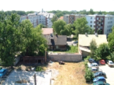 Widok z dachu budynku Telekomunikacji Polskiej SA na ul. Piłsudskiego w Białej Podlaskiej [fotografia]