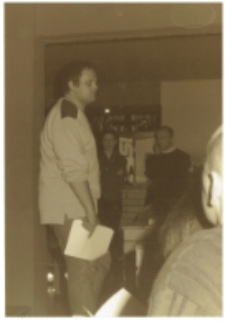Spotkanie z Arkadiuszem Dudykiem promujące tomik poetycki "Instant ja" w bialskim klubie Titanic : Arek Dudyk [fotografia]