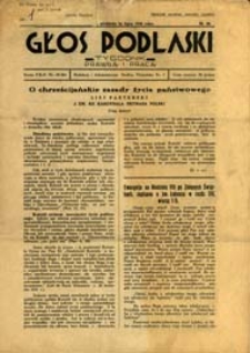 Głos Podlaski : tygodnik prawdą i pracą R. 3 (1932) nr 28