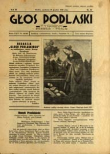 Głos Podlaski : tygodnik prawdą i pracą R. 3 (1932) nr 52