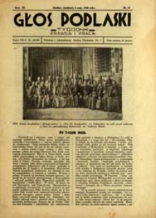 Głos Podlaski : tygodnik prawdą i pracą R. 9 (1938) nr 19