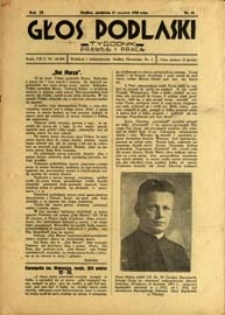 Głos Podlaski : tygodnik prawdą i pracą R. 9 (1938) nr 24
