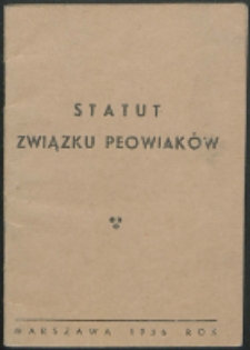 Statut Związku Peowiaków