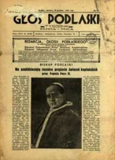 Głos Podlaski : tygodnik prawdą i pracą R. 9 (1938) nr 52