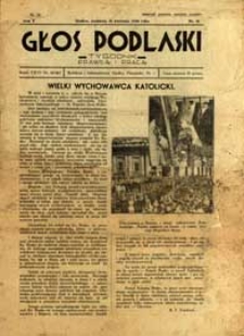 Głos Podlaski : tygodnik prawdą i pracą R. 5 (1934) nr 16