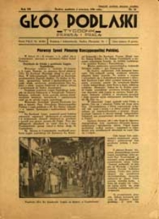 Głos Podlaski : tygodnik prawdą i pracą R. 7 (1936) nr 36