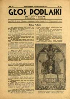 Głos Podlaski : tygodnik prawdą i pracą R. 7 (1936) nr 43