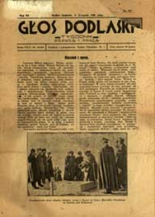 Głos Podlaski : tygodnik prawdą i pracą R. 7 (1936) nr 45