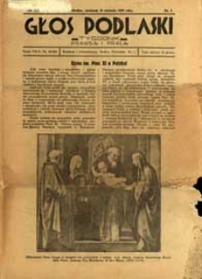 Głos Podlaski : tygodnik prawdą i pracą R. 8 (1937) nr 5