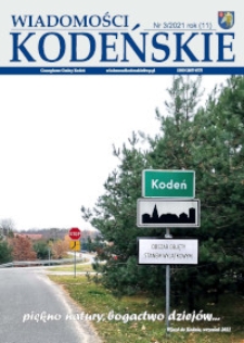 Wiadomości Kodeńskie : Czasopismo Gminy Kodeń R. 3 (2021) nr 3 (11)