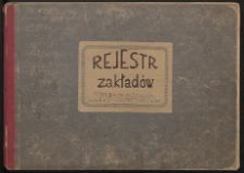 CECH. Rejestr zakładów przemysłowych