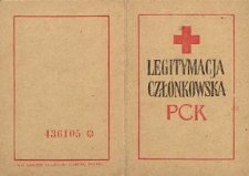 Legitymacja członkowska PCK Stanisławy Frydel