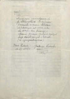 Zaświadczenia - różne Stanisławy Frydel (z domu Ladwiniec)