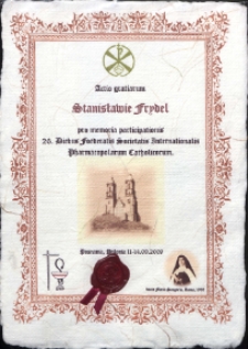 Pro memoria participationis...