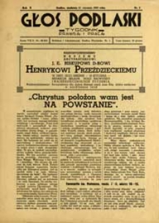 Głos Podlaski : tygodnik prawdą i pracą R. 10 (1939) nr 3