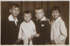 Rodzeństwo Frydlów : Zygmunt, Bogdan, Stanisław i Halina