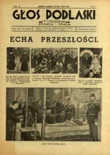 Głos Podlaski : tygodnik prawdą i pracą R. 10 (1939) nr 9