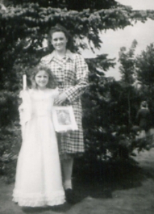 Maria Kokalska z chrześnicą