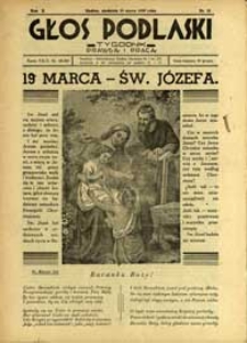 Głos Podlaski : tygodnik prawdą i pracą R. 10 (1939) nr 12