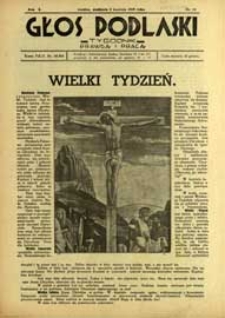 Głos Podlaski : tygodnik prawdą i pracą R. 10 (1939) nr 14
