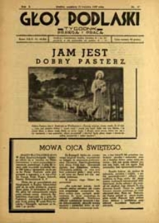 Głos Podlaski : tygodnik prawdą i pracą R. 10 (1939) nr 17