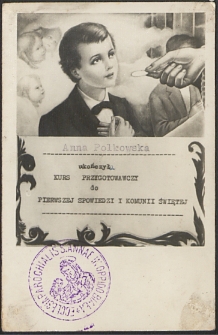 Kurs przygotowawczy do Pierwszej Spowiedzi i Komunii Świętej Anny Polkowskiej