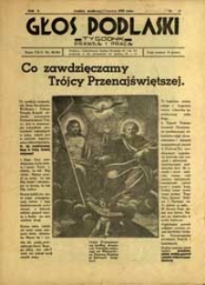 Głos Podlaski : tygodnik prawdą i pracą R. 10 (1939) nr 23