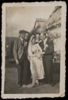 Ślub Franciszka Krzywdy z Michaliną Krzywdą (z domu Zieńczuk)