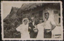 Ślub Michaliny z domu Zieńczuk i Franciszka Krzywdy.