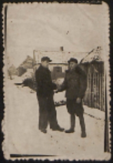 Stefan Krzywda (z lewej) oraz Franciszek Krzywda (z prawej).