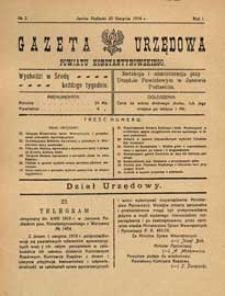 Gazeta Urzędowa Powiatu Konstantynowskiego R.1 (1919) nr 2