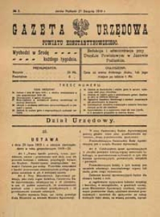 Gazeta Urzędowa Powiatu Konstantynowskiego R.1 (1919) nr 3