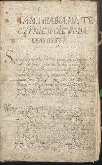 Akt nadania przywilejów Cechowi Kowalskiemu w Międzyrzecu Podlaskim w dniu 21.X.1636 r. przez Hrabiego Jana na Teczynie, Wojewody Krakowskiego