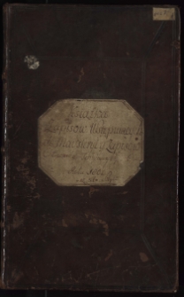 Książka zapis&oacute;w wstępujących do maysteryi i zapis&oacute;w (...)