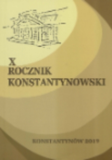 Rocznik Konstantynowski T. 10 (2019)