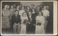 Ślub Zofii Uścimiuk ze Stanisławem Prokopiukiem [fotografia]